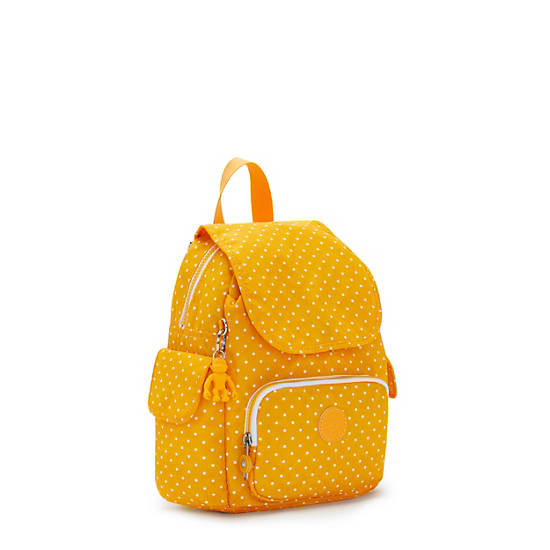 Plecaki Kipling City Pack Mini Printed Backpack Żółte | PL 1192WN